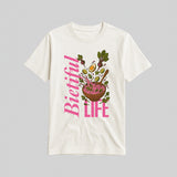 Bērnu kokvilnas T-krekls BIETIFUL LIFE